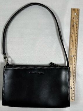 Kenneth Cole New York Brown Leather Short Strap Shoulder Bag